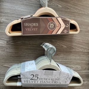 SOLD - NEW 49 pieces velvet hangers